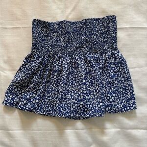 Floral Blue Women's Shorts size large